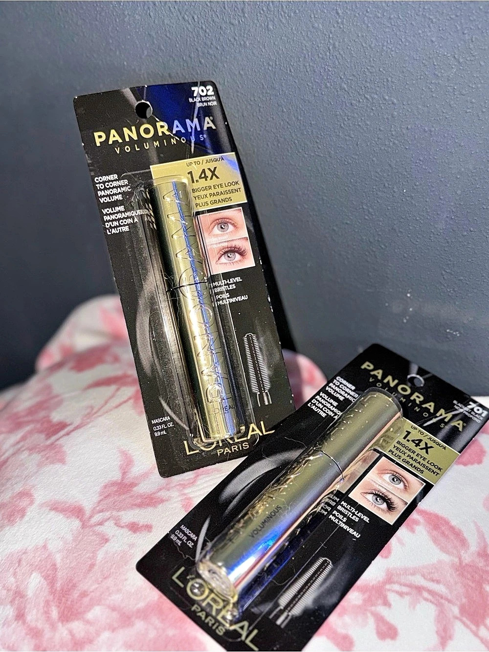 2pk - L'Oréal Paris Panorama Voluminous 1.4X Mascara Black Mascara NWT